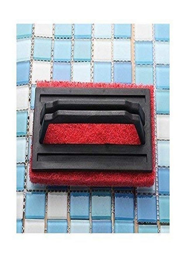 HELLYZ Heavy Duty Tile Cleaning/Floor Cleaning Brush with Sponge Scrub Pad and Handle for Home, Kitchen, Bathroom Multi Purpose Brush - Image 5